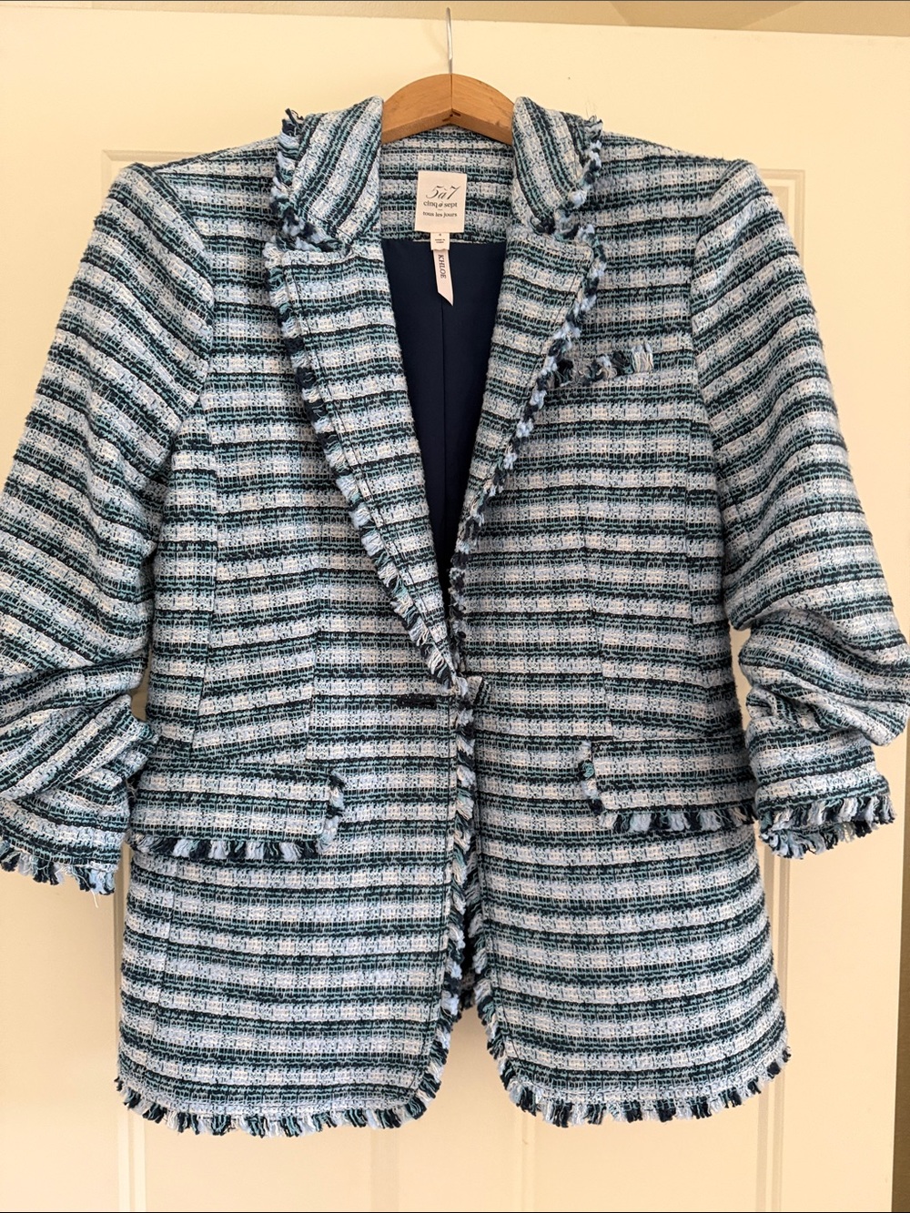 Cinq A Sept Khloe Stretch Blazer Jacket - Picture 9 of 10